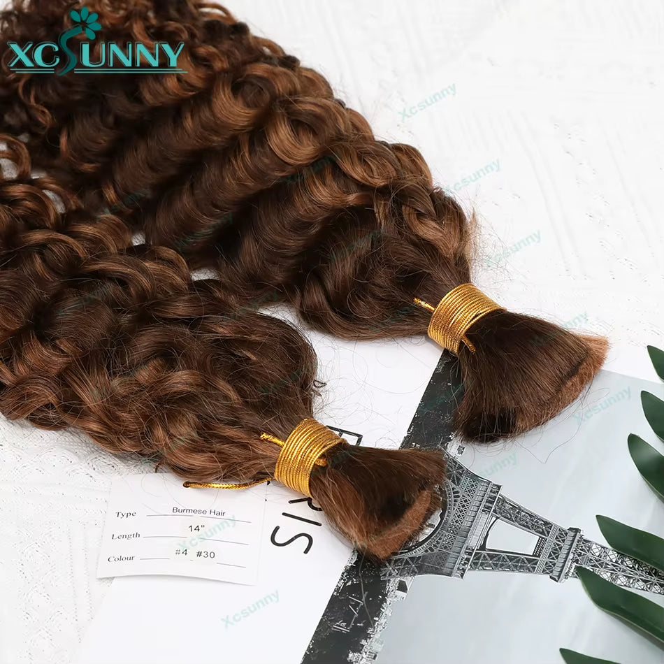 Silky Salt Loose Deep Wave Bulk Braiding Hair