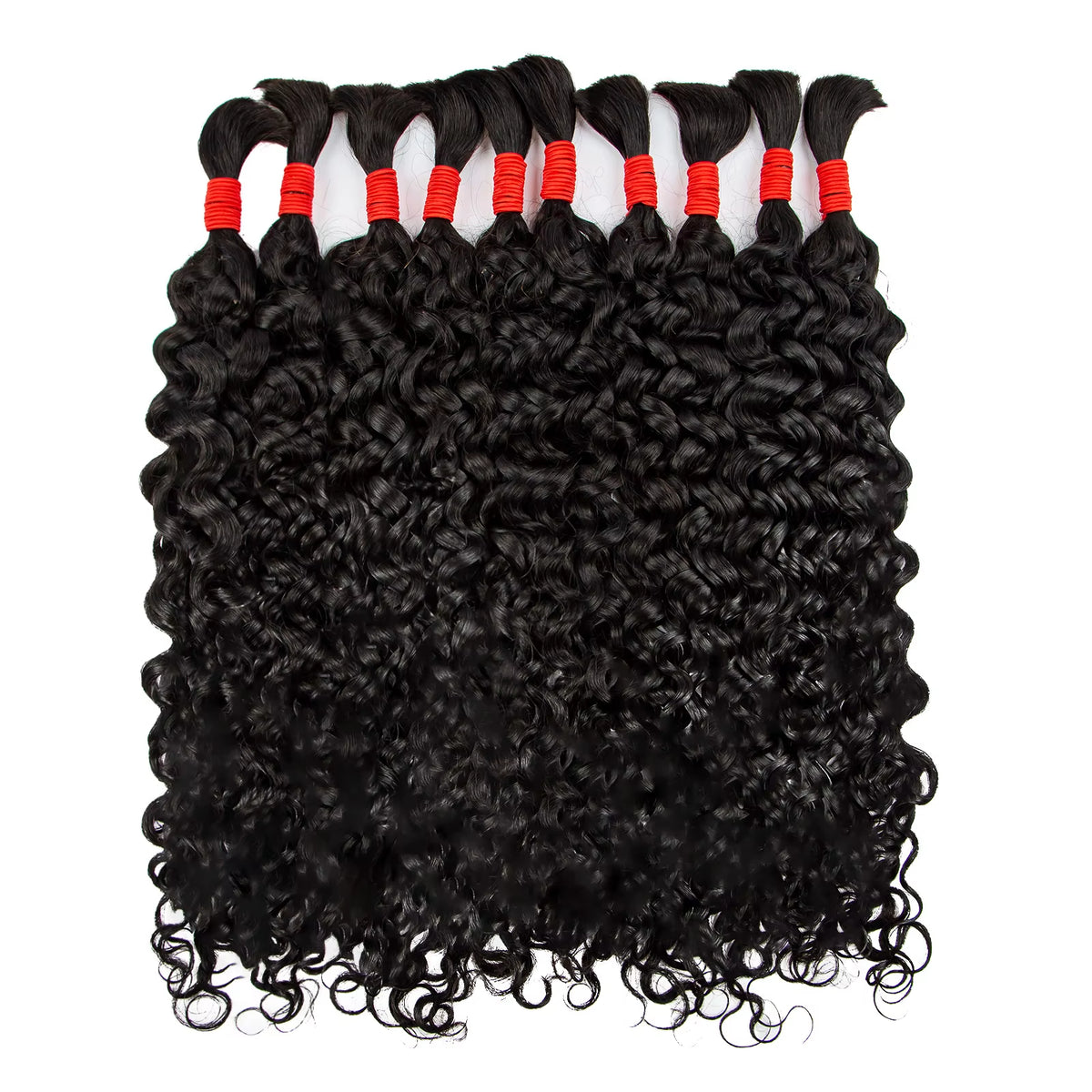 Silky Salt Water Wave Bulk Braiding Hair