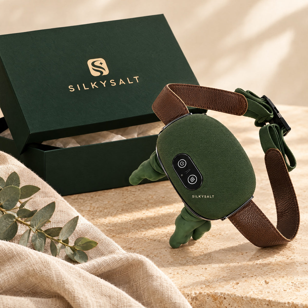SILKYSALT massager with gift box