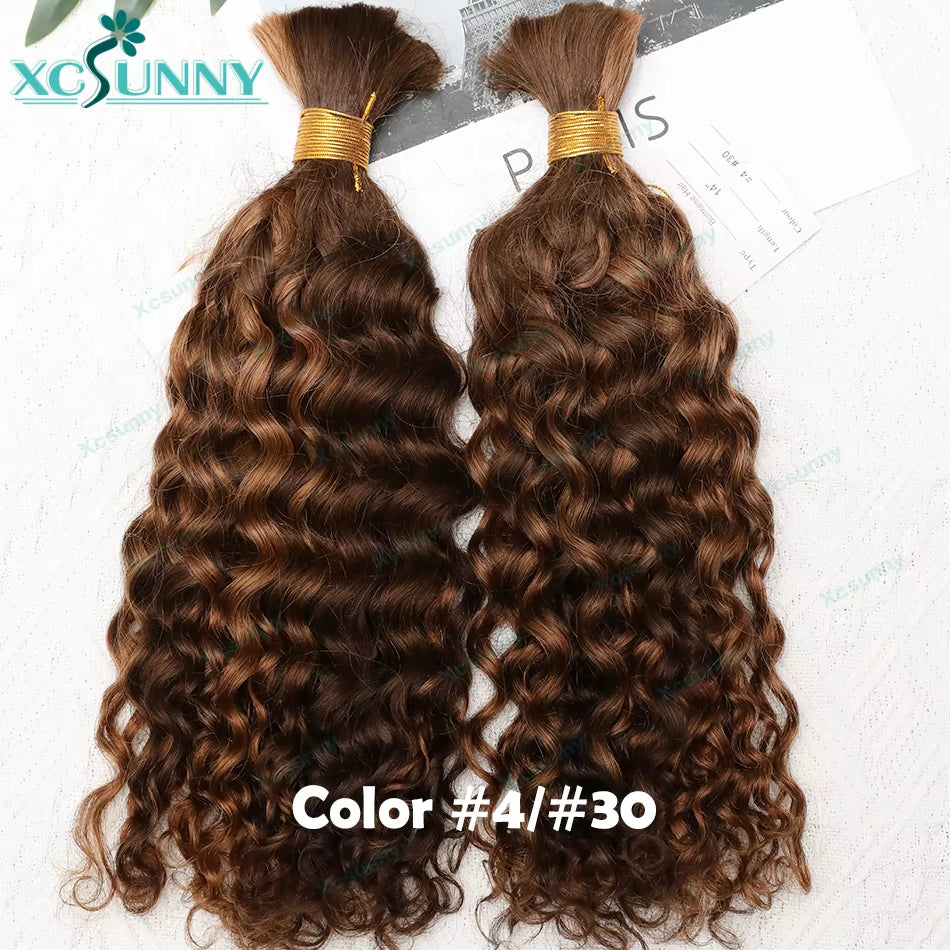 Silky Salt Loose Deep Wave Bulk Braiding Hair