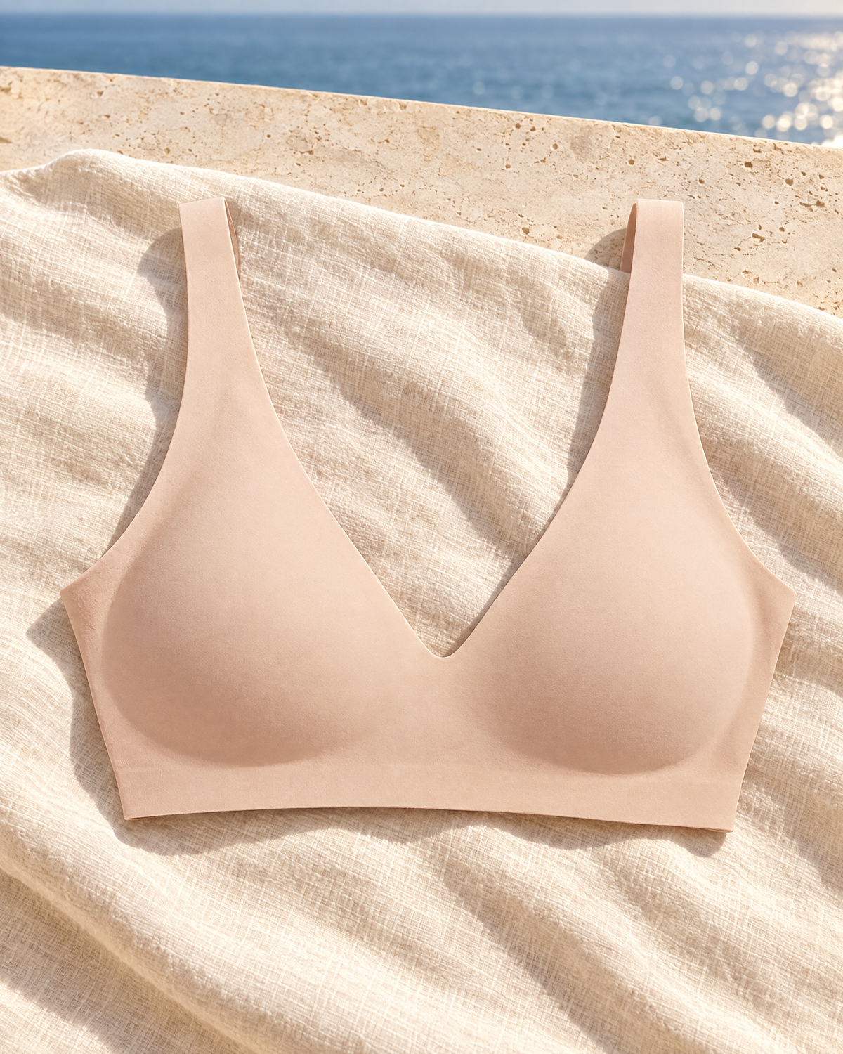 CloudLift Seamless Wireless Bra in Nude
