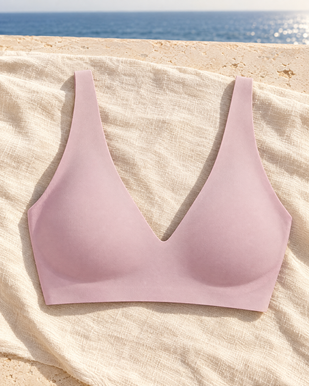 CloudLift Seamless Wireless Bra in Pink