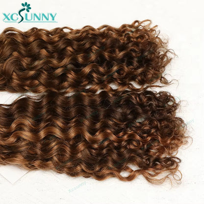 Silky Salt Loose Deep Wave Bulk Braiding Hair