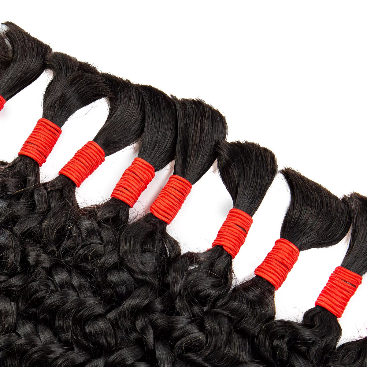 Silky Salt Water Wave Bulk Braiding Hair