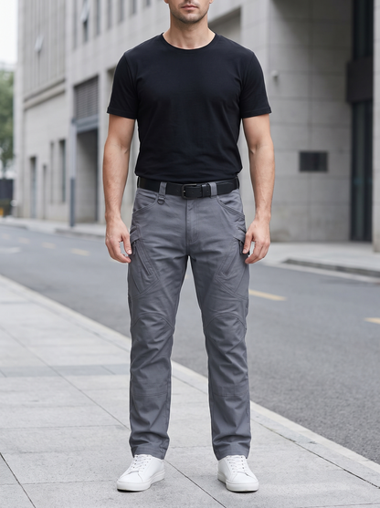 Silky Salt City Cargo Trousers in Grey