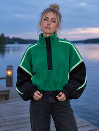 Green / Black Colorblock