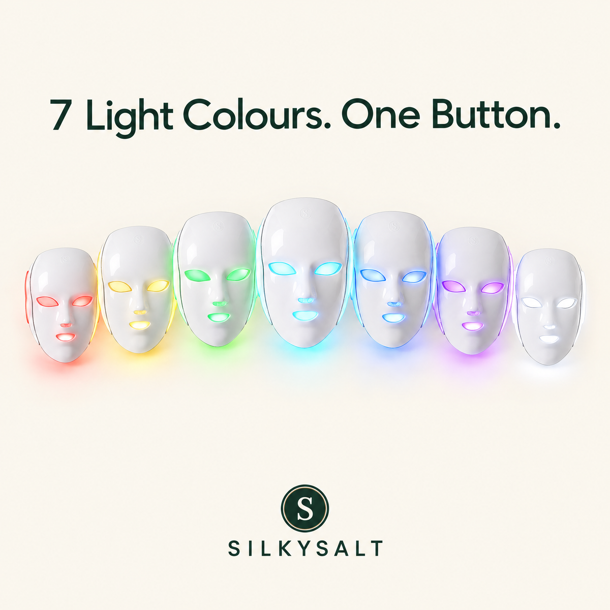 7 light colours, one button